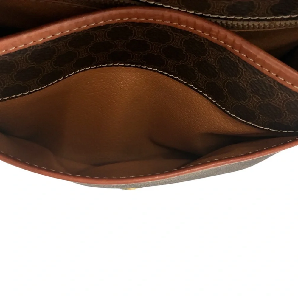 Vintage Rare Medium Celine Macadam Crossbody Bag - Picture 8 of 12